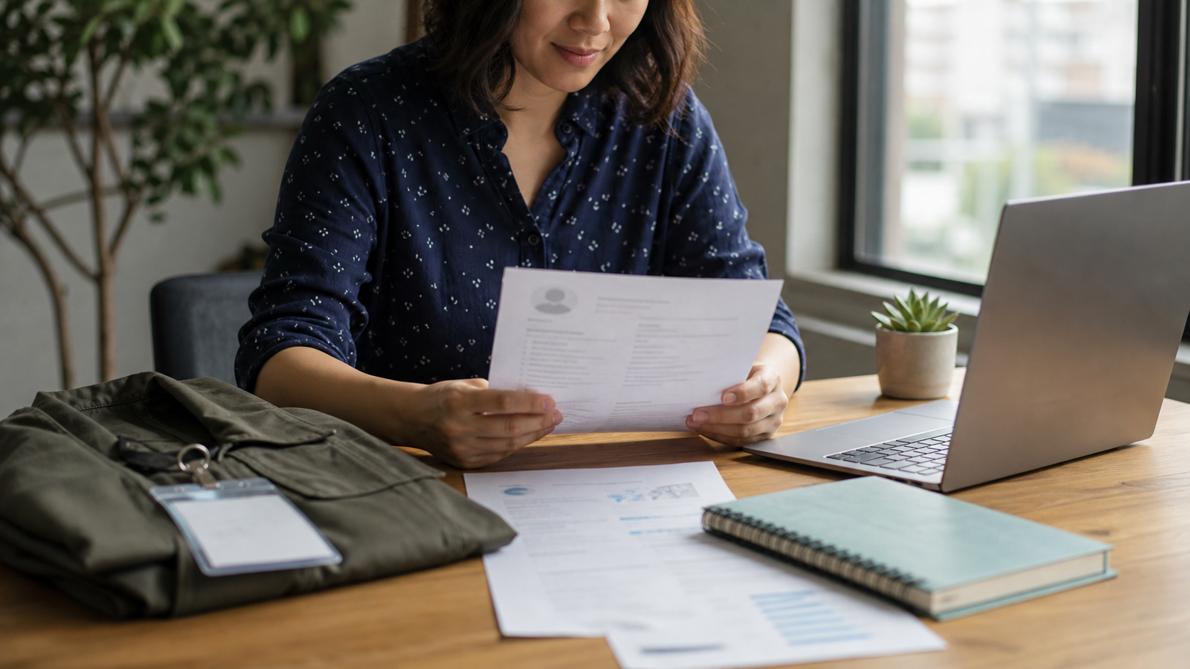 Resume showing an old role, a target role, and a bridge of transferable skills