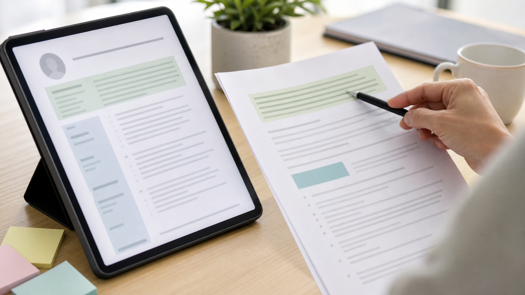 Resume and job posting compared to choose the key points for the summary